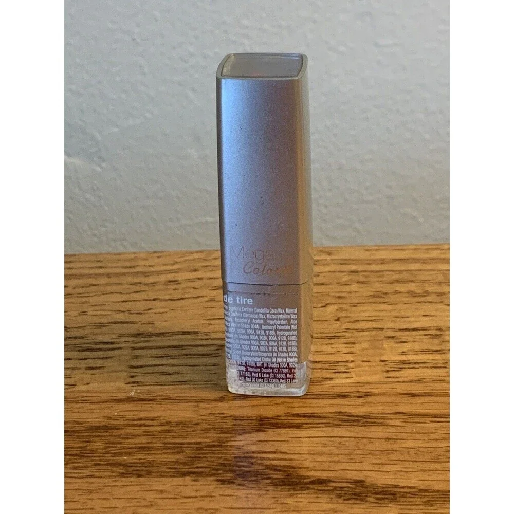 (2) Wet n Wild Mega Colors Lipstick #918B Candy Apple Set Red Rare Silver
